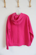 Calvin Klein Hot Pink Fleece Lined Full Zip Jacket | L