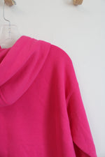 Calvin Klein Hot Pink Fleece Lined Full Zip Jacket | L