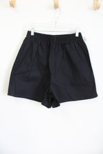 NEW I.N.C. Black Elastic Waisted Shorts | L