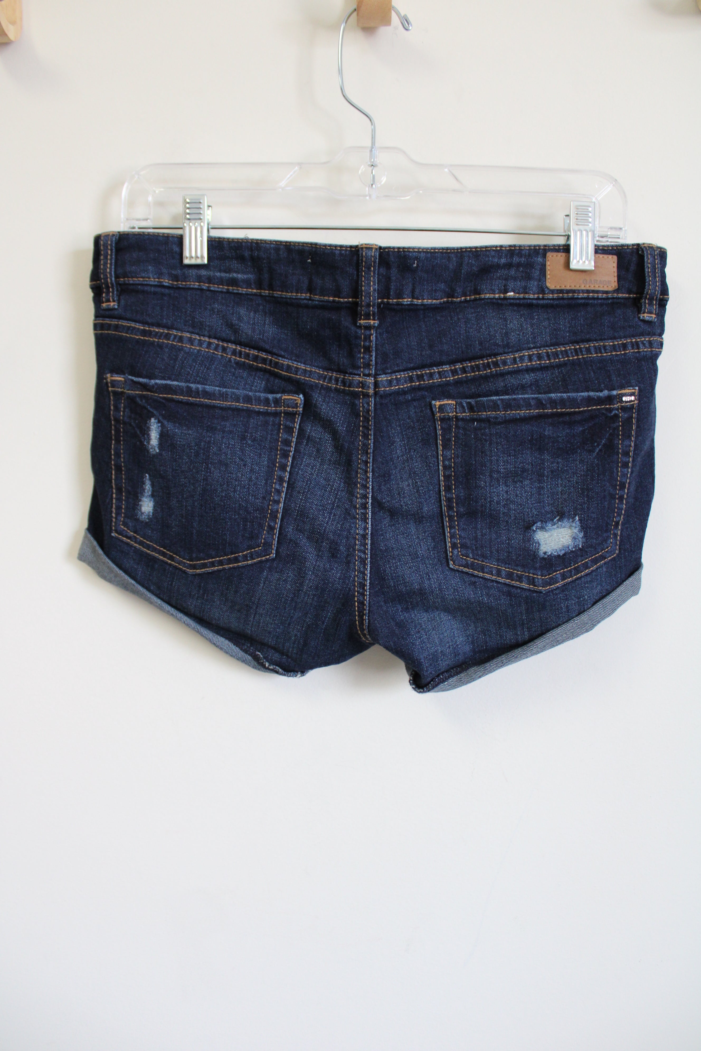 Garage 09 Dark Wash Jean Shorts | 9