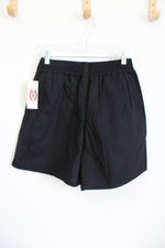 NEW I.N.C. Black Elastic Waisted Shorts | L