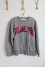 Tailgate Gray Philadelphia Crewneck Sweatshirt | M