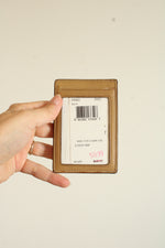 Coach Sand Tan Leather Card Case Mini Wallet