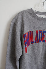 Tailgate Gray Philadelphia Crewneck Sweatshirt | M