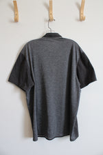 Eddie Bauer Travex Gray Polo Shirt | XL