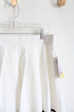 NEW Wild Fable White Pleated Black Striped Mini Skirt | XL