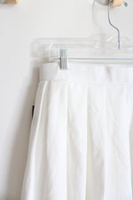 NEW Wild Fable White Pleated Black Striped Mini Skirt | XL