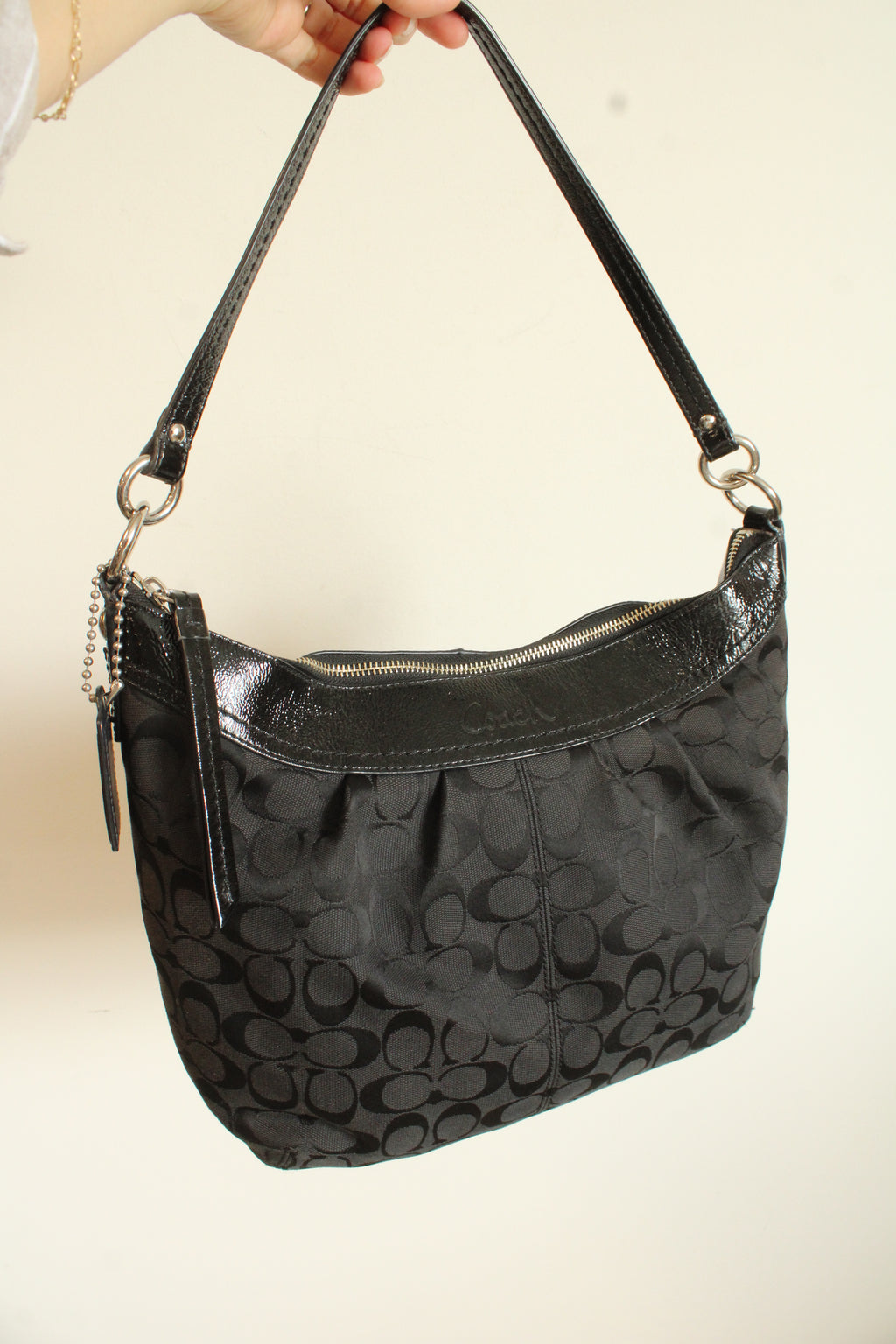 バッグ OldCoach Campbell Leather Soho Hobo Bag Coach Campbell Hobo Bag Black Leather Purse – Jubilee Thrift
