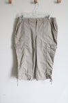 Sonoma Tan Cargo Capri Shorts | 10