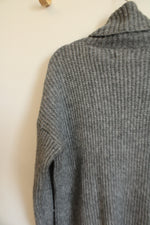 Nine West Turtleneck Gray Knit Sweater | L