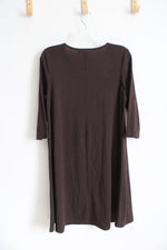 NEW Architect Dark Brown Knit Dress | M Petite