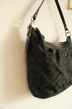 Coach Black Soho Pleated Hobo Shoulder Handbag