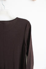 NEW Architect Dark Brown Knit Dress | M Petite