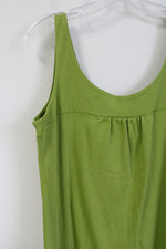 New York & Co. Green Cotton Dress | L