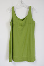 New York & Co. Green Cotton Dress | L