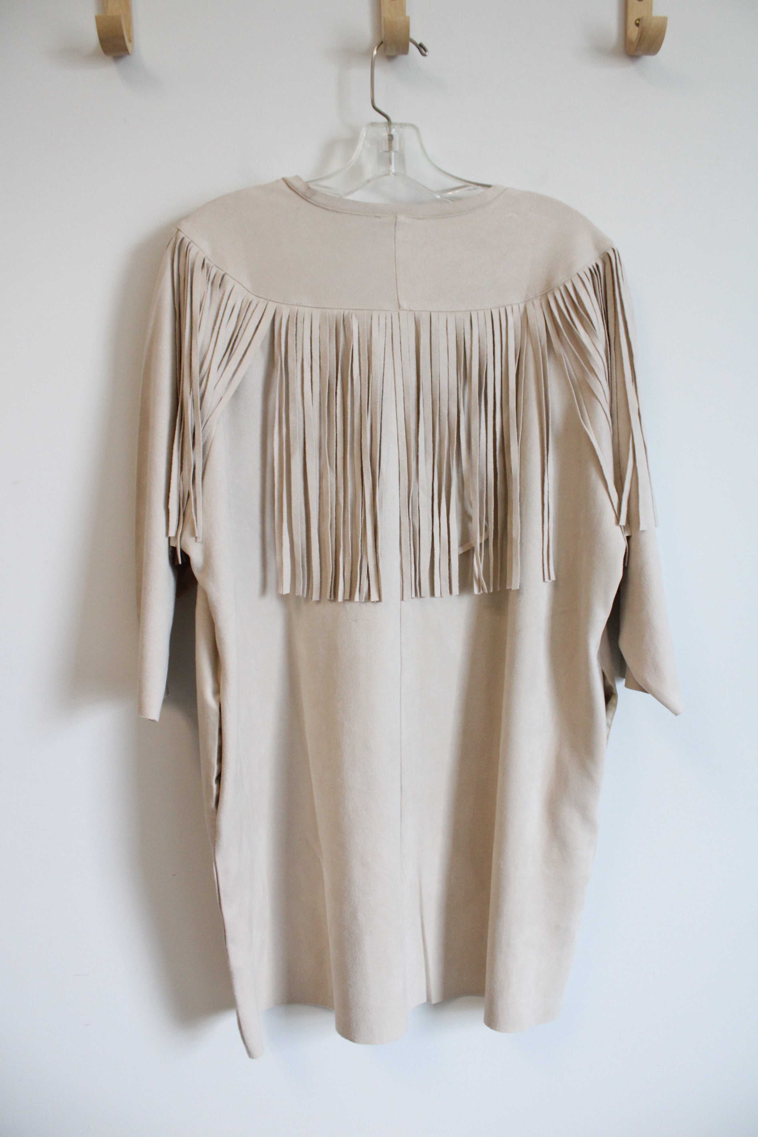 JOH Tan Fringe Suede Finish Dress | M