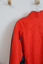 Adidas Red & Blue Stripe Full Zip Windbreaker Jacket | 2XL