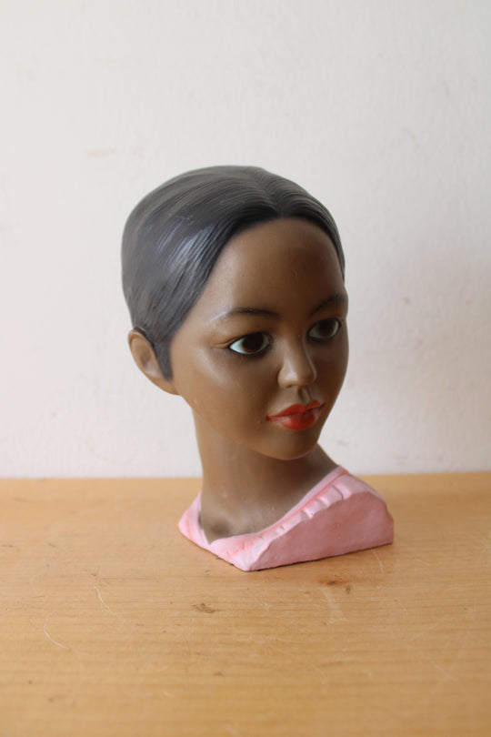Fine Quality Lego Japan Painted Woman Head Bust