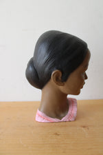 Fine Quality Lego Japan Painted Woman Head Bust