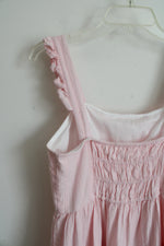 Lolirimes Pink Ruffled Lace Dress | L