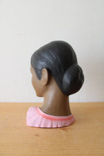 Fine Quality Lego Japan Painted Woman Head Bust