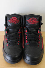 The Air Jordan 2 Retro BG 'Alternate 87' Black Red Sneakers | Men's 9