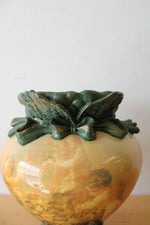 Vintage Cherub Composite Vase | 7.5"