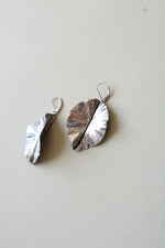 Sterling Silver Leaf Dangle Earrings