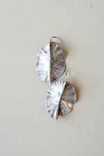 Sterling Silver Leaf Dangle Earrings