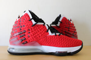 Nike LeBron 17 Red Basketball Sneakers | Men's 9