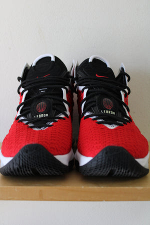 Nike LeBron 17 Red Basketball Sneakers | Men's 9