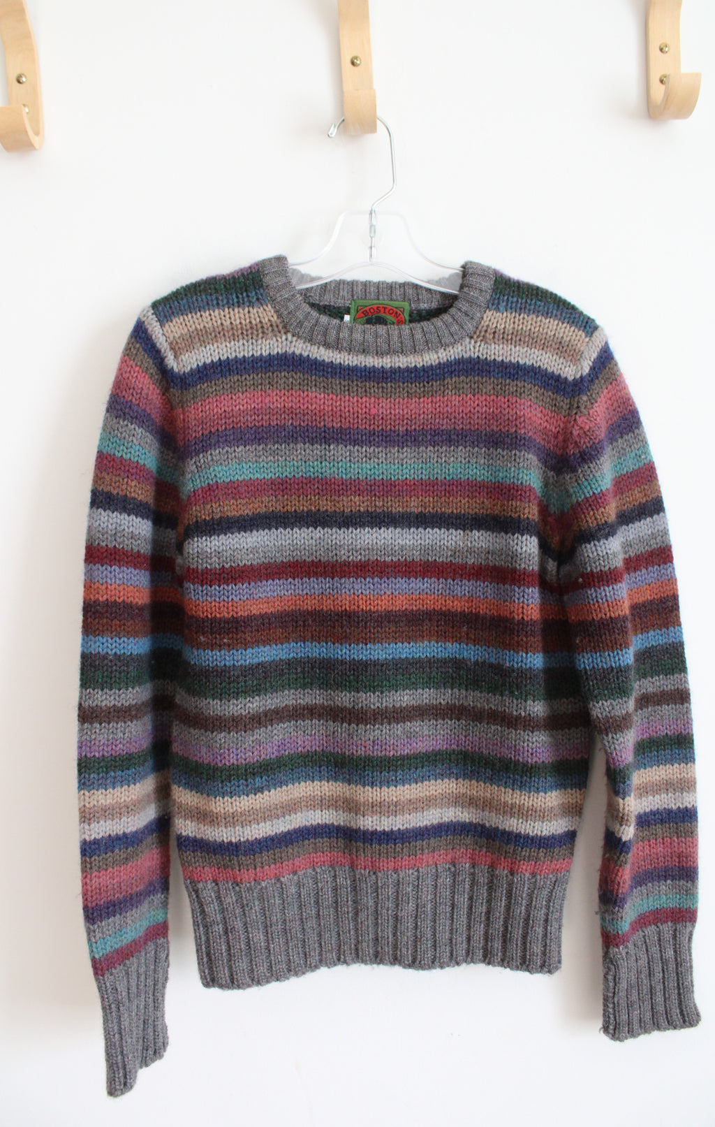 Boston Traders Multi-Colored Striped Wool Sweater | S
