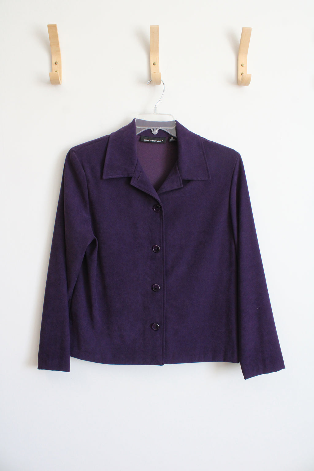 Briggs New York Purple Sueded Jacket | 20W
