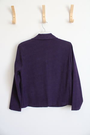 Briggs New York Purple Sueded Jacket | 20W