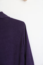 Briggs New York Purple Sueded Jacket | 20W
