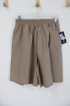 NEW Bonworth Taupe Polyester Shorts | M
