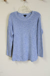 Talbots Blue White Knit Sweater | M