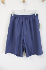 NEW Bonworth Blue Polyester Shorts | M