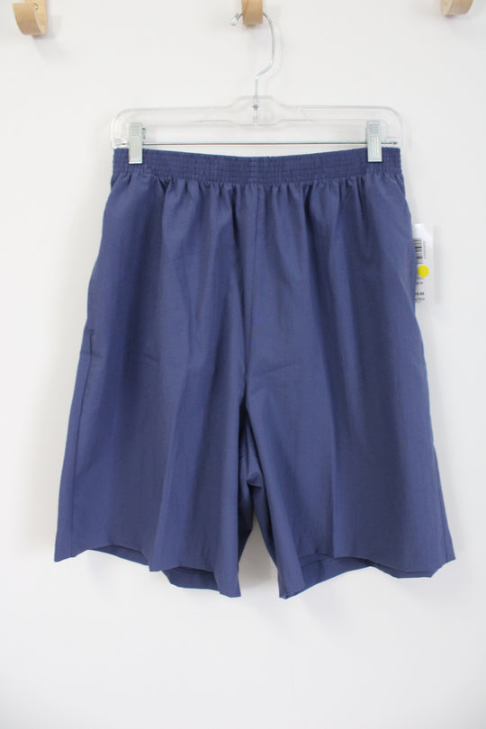 NEW Bonworth Blue Polyester Shorts | M