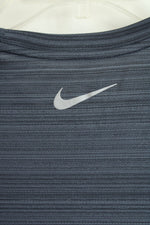 Nike Dri-Fit Blue Gray Heathered Running Shirt | L