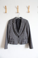 Ann Taylor Black & White Tweed Blazer | S Petite