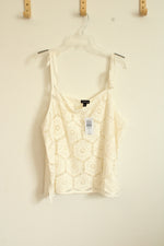 NEW Torrid White Cutout Lace Tank | XL