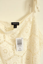 NEW Torrid White Cutout Lace Tank | XL