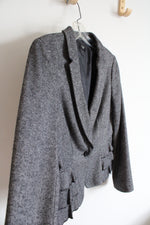 Ann Taylor Black & White Tweed Blazer | S Petite