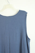NEW J.Jill Wearever Collection Dusty Indigo Scoop Neck Tank Top | 3X