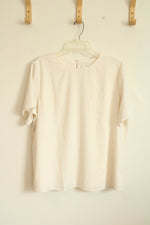 Banana Republic White Silky Top | XL