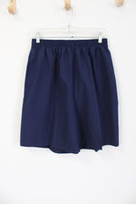 NEW Bonworth Dark Navy Blue Polyester Shorts | M