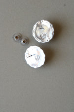 Sterling Silver Two-Tone Western Style Earrings