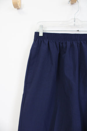 NEW Bonworth Dark Navy Blue Polyester Shorts | M