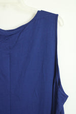 NEW J.Jill Wearever Collection Sapphire Blue Scoop Neck Tank Top | 3X